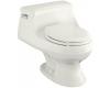 Kohler Rialto K-3386-NY Dune One-Piece Round-Front Toilet with French Curve Toilet Seat and Left-Hand Trip Lever