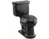 Kohler Kathryn 3484-7 Black Black Comfort Height Two-Piece Elongated Toilet