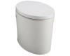 Kohler Hatbox K-3492-HW1 Honed White Purist Toilet with Quiet-Close Toilet Seat and Cover