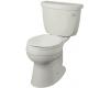 Kohler Cimarron 3497-RA-95 Ice Grey Comfort Height Two-Piece Round-Front Toilet with Right-Hand Trip Lever