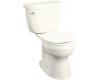 Kohler Cimarron 3497-T-96 Biscuit Comfort Height Two-Piece Round-Front Toilet with Tank Cover Locks and Left-Hand Trip Lever