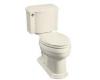 Kohler Devonshire 3503-47 Almond Comfort Height Two-Piece Elongated Toilet