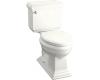 Kohler Memoirs 3515-0 White Comfort Height Elongated Two-Piece Toilet with Classic Design