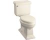 Kohler Memoirs 3515-47 Almond Comfort Height Elongated Two-Piece Toilet with Classic Design