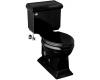 Kohler Memoirs 3515-7 Black Black Comfort Height Elongated Two-Piece Toilet with Classic Design