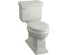Kohler Memoirs 3515-95 Ice Grey Comfort Height Elongated Two-Piece Toilet with Classic Design
