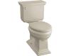 Kohler Memoirs Stately K-3526-G9 Sandbar Comfort Height Elongated Two-Piece Toilet with Trip Lever