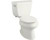 Kohler Wellworth K-3575-0 White Classic 1.28 Gpf Elongated Toilet with Class Five Flushing Technology and Left-Hand Trip Lever