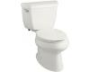 Kohler Wellworth K-3575-T-0 White Classic 1.28 Gpf Elongated Toilet with Class Five Flushing Technology and Left-Hand Trip Lever