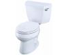 Kohler Wellworth K-3577-RA-0 White Classic 1.28Gpf Round-Front Toilet with Class Five Flushing Technology and Right-Hand Trip Lever