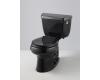 Kohler Wellworth K-3577-RA-7 Black Black Classic 1.28Gpf Round-Front Toilet with Class Five Flushing Technology and Right-Hand Trip Lever