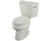 Kohler Wellworth K-3577-RA-95 Ice Grey Classic 1.28Gpf Round-Front Toilet with Class Five Flushing Technology and Right-Hand Trip Lever