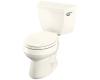 Kohler Wellworth K-3577-RA-96 Biscuit Classic 1.28Gpf Round-Front Toilet with Class Five Flushing Technology and Right-Hand Trip Lever