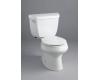 Kohler Wellworth K-3577-T-G9 Sandbar Classic 1.28Gpf Round-Front Toilet with Class Five Flushing Technology and Left-Hand Trip Lever with T