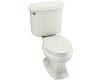 Kohler Portrait K-3591-NY Dune Elongated Toilet with Left-Hand Trip Lever, Less Seat