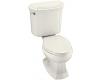 Kohler Portrait K-3591-U-NY Dune Elongated Toilet with Left-Hand Trip Lever and Insuliner Tank Liner, Less Seat