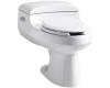 Kohler San Raphael K-3597-NF-7 Black Black Comfort Height Pressure Lite 1.0 Gpf Elongated Toilet