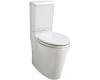 Kohler K-3598-0 White Strela Comfort Height Elongated Two-Piece Toilet with Dual Flush Technology