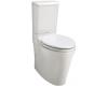 Kohler K-3598-7 Black Black Strela Comfort Height Elongated Two-Piece Toilet with Dual Flush Technology