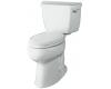 Kohler Highline K-3653-UR-0 White Class Five Elongated Bowl Toilet with Insuliner Tank and Lock with Right-Hand Trip Lever