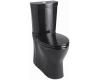 Kohler Persuade 3654-7 Black Black Two-Piece Elongated Toilet with Dual Flush Technology