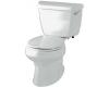 Kohler Wellworth K-3657-UR-95 Ice Grey Class Five Round Front Toilet with Insuliner Tank and Lock with Right-Hand Trip Lever