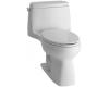 Kohler Santa Rosa K-3810-0 White Comfort Height One-Piece, Compact Elongated 1.28 Gpf Toilet