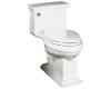 Kohler Memoirs K-3812-RA-7 Black Black Comfort Height One Piece Elongated 1.28Gpf Toilet with Classic Design and Right-Hand Trip Lever