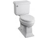 Kohler Memoirs K-3813-RA-95 Ice Grey Comfort Height One Piece Elongated 1.28Gpf Toilet with Stately Design with Right-Hand Trip Lever