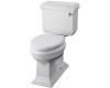 Kohler Memoirs K-3816-RA-0 White Comfort Height Two Piece Elongated 1.28 Gpf Toilet with Classic Design with Right-Hand Trip Lever