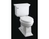 Kohler Memoirs K-3817-0 White Comfort Height Two Piece Elongated 1.28 Gpf Toilet with Stately Design