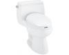 Kohler Gabrielle K-3825-0 White Comfort Height One-Piece Compact Elongated 1.28 Gpf Toilet and C3 Toilet Seat with Bidet Functionality