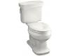 Kohler Bancroft K-3827-0 White Comfort Height Two Piece Elongated 1.28Gpf Toilet