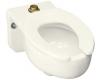 Kohler Stratton K-4450-C-7 Black Black Water-Guard Wall-Hung Toilet Bowl with Top Spud, Less Seat