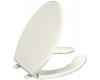 Kohler Lustra K-4650-NY Dune Elongated, Open-Front Toilet Seat