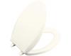 Kohler Cachet K-4688-NY Dune Elongated, Closed-Front Toilet Seat with Cover and Plastic Hinges