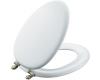 Kohler Kathryn K-4701-BN-NY Dune Toilet Seat with Vibrant Brushed Nickel Hinges