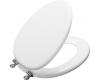 Kohler Kathryn K-4701-CP-NY Dune Toilet Seat with Polished Chrome Hinges