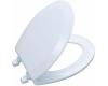Kohler Triko K-4712-T-NY Dune Elongated Molded Toilet Seat with Closed-Front Cover and Plastic Hinges