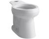 Kohler CimarronCimarron K-4829-0 White Cimarron Comfort Height Round-Front Bowl with 10" Rough-In