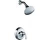 Kohler Forte K-T10275-4E-BN Vibrant Brushed Nickel Rite-Temp Pressure-Balancing Bath and Shower Trim Set with Slip-Fit Spout and Sculpted L