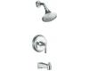 Kohler Archer K-T11077-4E-BN Vibrant Brushed Nickel Archer Bath and Shower Trim Set, Valve Not Included