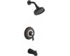 Kohler Fairfax K-T12007-4S-BRZ Oil-Rubbed Bronze Rite-Temp Pressure-Balancing Bath and Shower Faucet Trim with Lever Handle and Slip-Fit Di