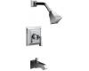 Kohler Memoirs K-T461-X4V-CP Polished Chrome Rite-Temp Pressure-Balancing Bath and Shower Faucet Trim with Stately Design and Deco Lever Ha