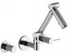 Kohler Karbon K-T6277-C11-CP Polished Chrome Wall-Mount Lavatory Faucet Trim with Silver Tube