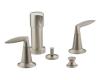 Kohler Alteo K-45135-4-BN Vibrant Brushed Nickel Bidet Faucet