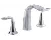 Kohler Refinia K-5317-4-CP Polished Chrome Widespread Lavatory Faucet