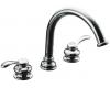 Kohler Fairfax K-P12885-4-CP Polished Chrome Deck-Mount Faucet Trim, Project Pack