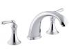 Kohler Devonshire K-T398-4-2BZ Oil-Rubbed Bronze Deck-/Rim-Mount High-Flow Bath Faucet Trim with 9" Spout and Lever Handles, Valve Not Incl