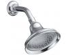 Kohler Bancroft K-10590-BRZ Oil-Rubbed Bronze Single-Function Showerhead